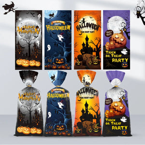 Halloween bakery cookies trick or treat loot plastic bags Santas Workshop Direct