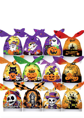  Halloween bakery cookies trick or treat loot plastic bags Santas Workshop Direct