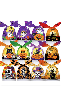  Halloween bakery cookies trick or treat loot plastic bags Santas Workshop Direct