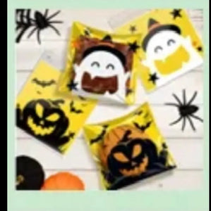 Halloween bakery cookies trick or treat loot plastic bags Santas Workshop Direct