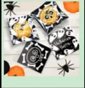 Halloween bakery cookies trick or treat loot plastic bags  Santas Workshop Direct