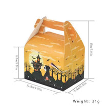 12-Piece Halloween Trick-or-Treat Bakery Cookie Boxes with Stickers – Assorted Character Candy Gift Boxes for Parties & Favours