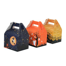 12-Piece Halloween Trick-or-Treat Bakery Cookie Boxes with Stickers – Assorted Character Candy Gift Boxes for Parties & Favours