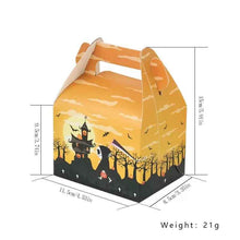 12-Piece Halloween Trick-or-Treat Bakery Cookie Boxes with Stickers – Assorted Character Candy Gift Boxes for Parties & Favours