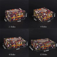 Halloween mixed colours  12 hole  cup cake boxes x 12 pc (PRE ORDER) Santas Workshop Direct