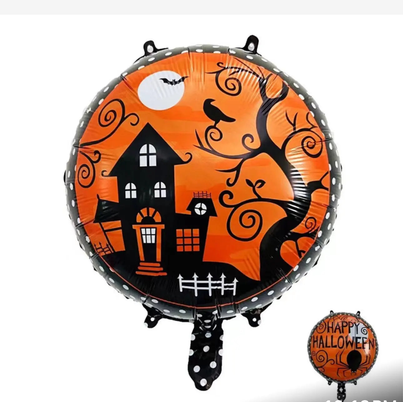 Halloween theme  Foil Balloons Party Décor 18 inch Santas Workshop Direct