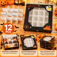 Halloween bakery cookie boxes x 12 pc