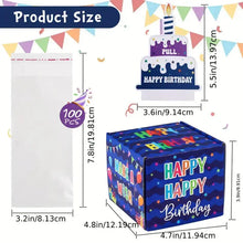 Happy Birthday celebration pop up pull out money 3D card Santas Workshop Direct