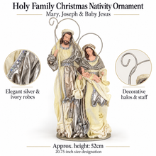 20.75" Holy Family Christmas Nativity Ornament – Large 52cm Religious Christmas Decoration, Elegant Holiday Display, Home & Church Décor