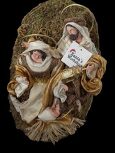 6.5"Holy Family on 10"Wall Decor