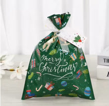 Drawstring Christmas REUSABLE Gift Bags (biodegradable) small (24x 32 cm) 10 pcs   $14.70 - Santas Workshop Direct