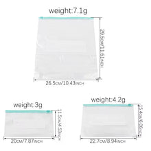 Reusable Silicone Food Storage Bag, Leak Proof Reusable Freezer Bag, Travel/Home Storage Bags - Santas Workshop Direct