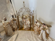 Nativity set (36cm Holy Family) Gazebo (65 cm approx.) 3WiseMen 40 cm and Angel 40 cm