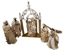 Nativity set (36cm Holy Family) Gazebo (65 cm approx.) 3WiseMen 40 cm and Angel 40 cm