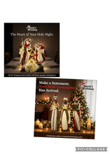19.75” Premium Artisian handmade Christmas figurine Holy family 50 cm Three Wise men 51cm  PRE ORDER