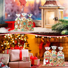 Candy Bags, Snowflake Cellophane Bags Includes 25 Twist Ties, Holiday Party Favors And Gifts