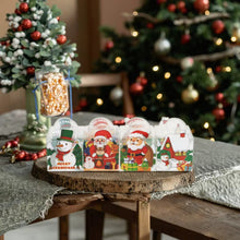 12PCS Christmas Transparent Gift BOX Clear Treat Bakery Party Favour PVC BOXES with handle