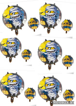 6PCS Halloween Foil Balloons 18 Inch – Spooky Party Decorations for Halloween Celebrations, Events & Home Décor 18 inch / 40 cm