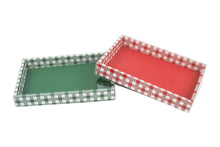 PRE ORDER 12 Pack Red & Green Christmas Bakery Trays with Clear Lids – 20 × 13 × 2.9 cm Cookie, Brownie, Dessert and Treat Gift Boxes