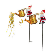 PRE ORDER 1 set Santa Claus Candy Cane Rose Water Kettle & Sprinkler Light