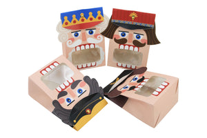 Christmas Nutcracker Soldier Design Gift Packaging paper boxes with Window Xmas Favour candy box
