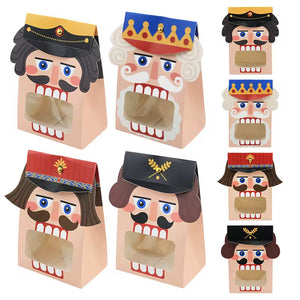 Christmas Nutcracker Soldier Design Gift Packaging paper boxes with Window Xmas Favour candy box - Santas Workshop Direct 