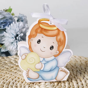 Blue Bear Gift Boxes Baby SHower Party Favors Teddy Bear Gift Box for Kids Birthday Baby Shower Party 12pcs