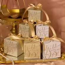 Gold Wedding Favour Gift box 12pcs pre order