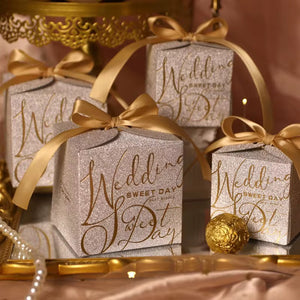 Gold Wedding Favour Gift box 12pcs pre order