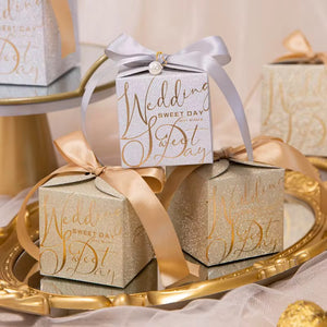 Gold Wedding Favour Gift box 12pcs pre order
