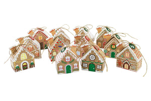 Christmas Theme House Shape Calendar Advent Candy Treat Paper Boxes Xmas Party Favour Countdown Gift Packaging Paper Boxes - Santas Workshop Direct 