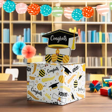 White Graduation Pull  Money Box Happy Surprise Set, Funny Money Gift Boxes for Cash, Graduation Money Box for Cash Gift Pull,Out Card DIY Set Surprise graduation Gift Box White