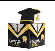 Black Graduation Pull  Money Box Happy Surprise Set, Funny Money Gift Boxes for Cash, Graduation Money Box for Cash Gift Pull,Out Card DIY Set Surprise graduation Gift Box Black