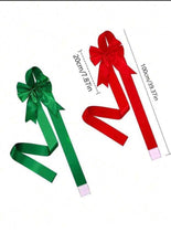 4pcs Christmas Shaped Tassel Bow - Bright Red Tassel Wreath Suitable for Cabinet Door Decoration, Christmas Decor, Valentine'S Day Decor, New Year Decoration, And Gift Wrapping