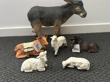 🎄 Christmas Nativity Barn Animals Set – Traditional Religious Christmas Scene Accessories, Holiday Home Décor & Christian Gift (Approx. 10–30cm)