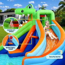 AirMyFun Kids Inflatable Pool Water Double Slide Park Jumping Castle 465X430CM - Santas Workshop Direct 