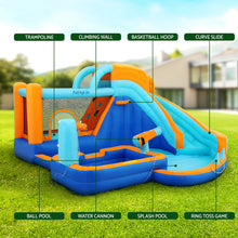 AirMyFun Kids Inflatable Pool Water Slide Park Jumping Castle Bounce 382X381CM - Santas Workshop Direct 