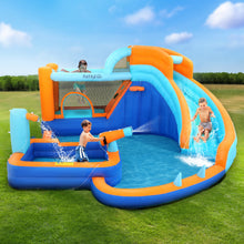 AirMyFun Kids Inflatable Pool Water Slide Park Jumping Castle Bounce 382X381CM - Santas Workshop Direct 