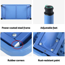 Keezi 9PCS Kids Table and Chairs Set Children Study Desk Furniture Plastic 8 Chairs - Santas Workshop Direct 