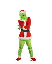 Large Grinch  Suit 7 pcs (3XXX LARGE SIZE) Santas Workshop Direct