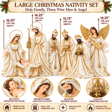 Large Christmas Nativity Set with Angel & Three Wise Men – 41cm Holy Family, 40cm Kings & 36cm Angel | Buy Online Australia