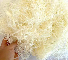 3 Pack Shredded Tissue Paper Hamper Filler 60g – Champagne Off-White & White Gift Box Packaging