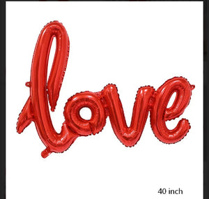 Love Heart Foil Balloons Valentine's Day Wedding Decoration Party Supplies Santas Workshop Direct