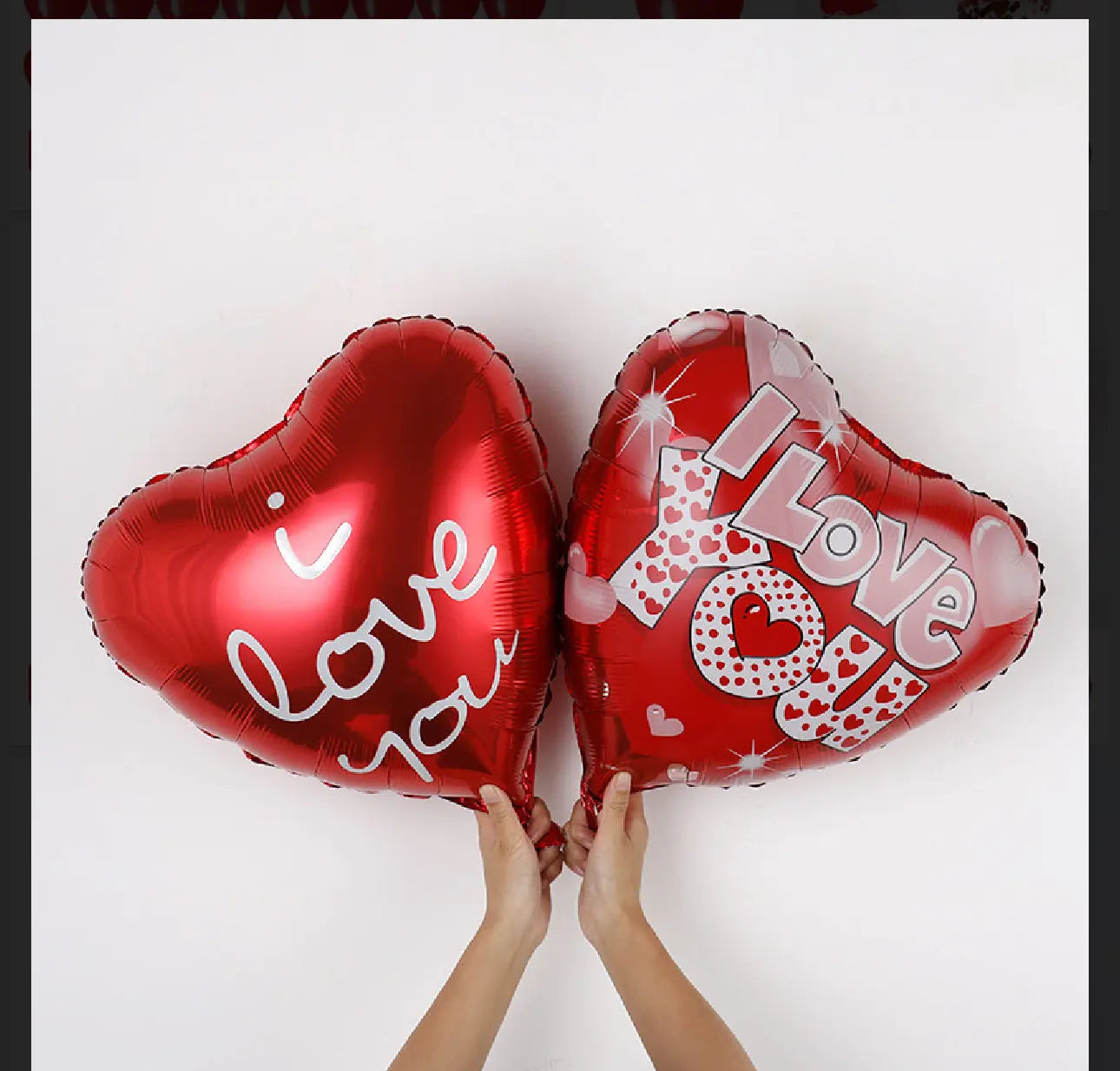 Love Heart Foil Balloons Valentine's Day Wedding Decoration Party Supplies Santas Workshop Direct