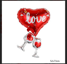 Love Heart Foil Balloons Valentine's Day Wedding Decoration Party Supplies - Santas Workshop Direct