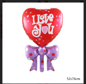 Love Heart Foil Balloons Valentine's Day Wedding Decoration Party Supplies Santas Workshop Direct