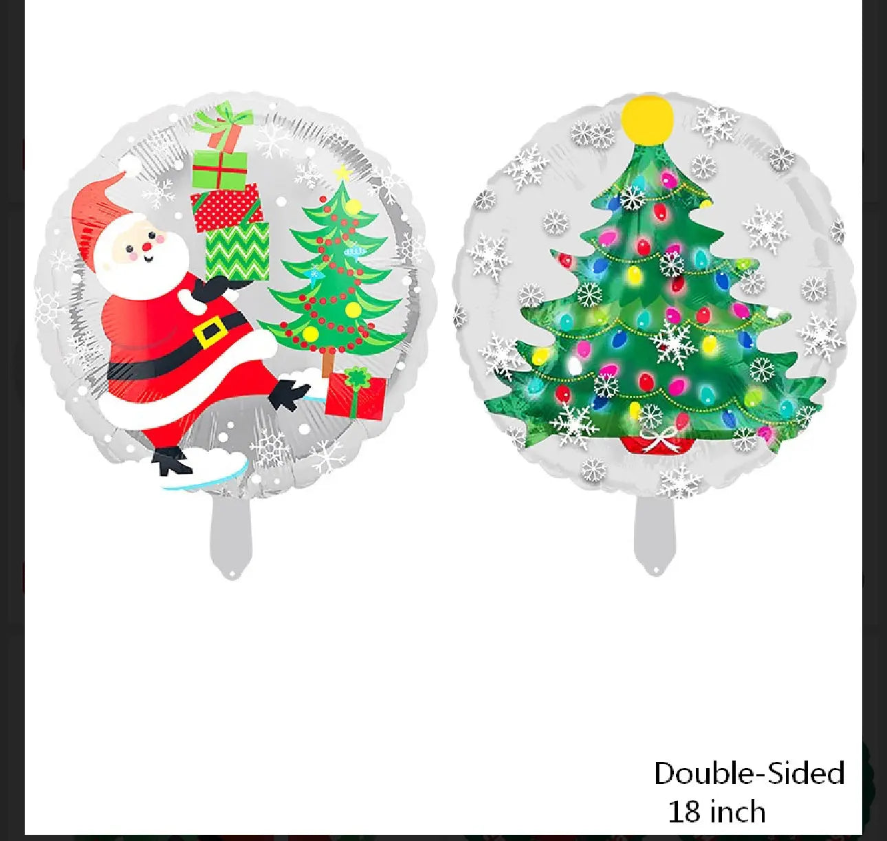 Merry Christmas Foil Balloons Party Decor Santas Workshop Direct