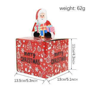 Merry Christmas Funny Christmas Money Holder Surprise Set with Pull Cash Gift Money Box Paper Boxes Santas Workshop Direct