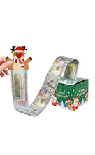 Merry Christmas Funny Christmas Money Holder Surprise Set with Pull Cash Gift Money Box Paper Boxes x1pcs (WHITE) Santas Workshop Direct