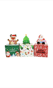 Merry Christmas Funny Christmas Money Holder Surprise Set with Pull Cash Gift Money Box Paper Boxes x1pcs (WHITE) Santas Workshop Direct